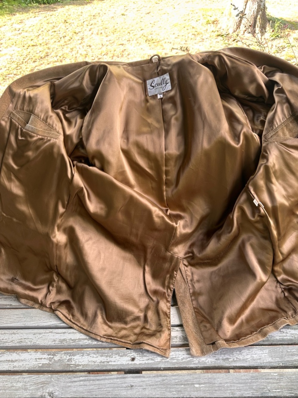 Scully Western Suede Leather Jacket Men’s 44L Tan Embroidered Cowboy Blazer Coat - Picture 15 of 16